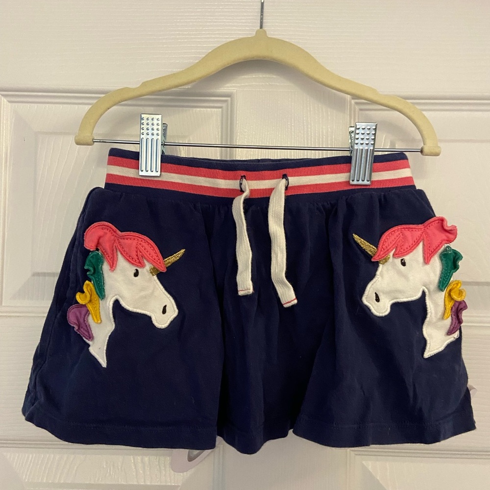 Mini Boden Unicorn Skort 3-4Y